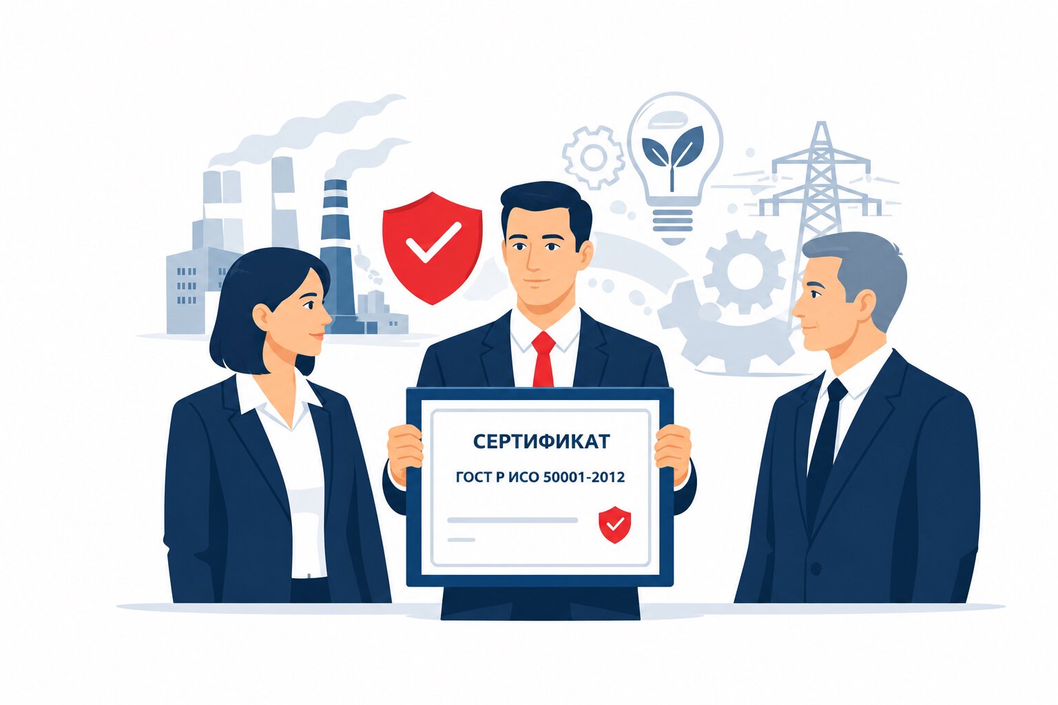 Оформление сертификата ГОСТ Р ИСО 50001-2012 в Апшеронске и по всему Апшеронскому району Краснодарского края