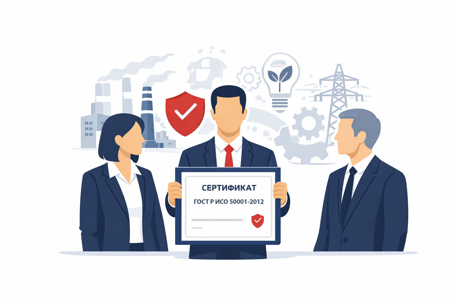 Оформление сертификата ГОСТ Р ИСО 50001-2012 в Апшеронске и по всему Апшеронскому району Краснодарского края